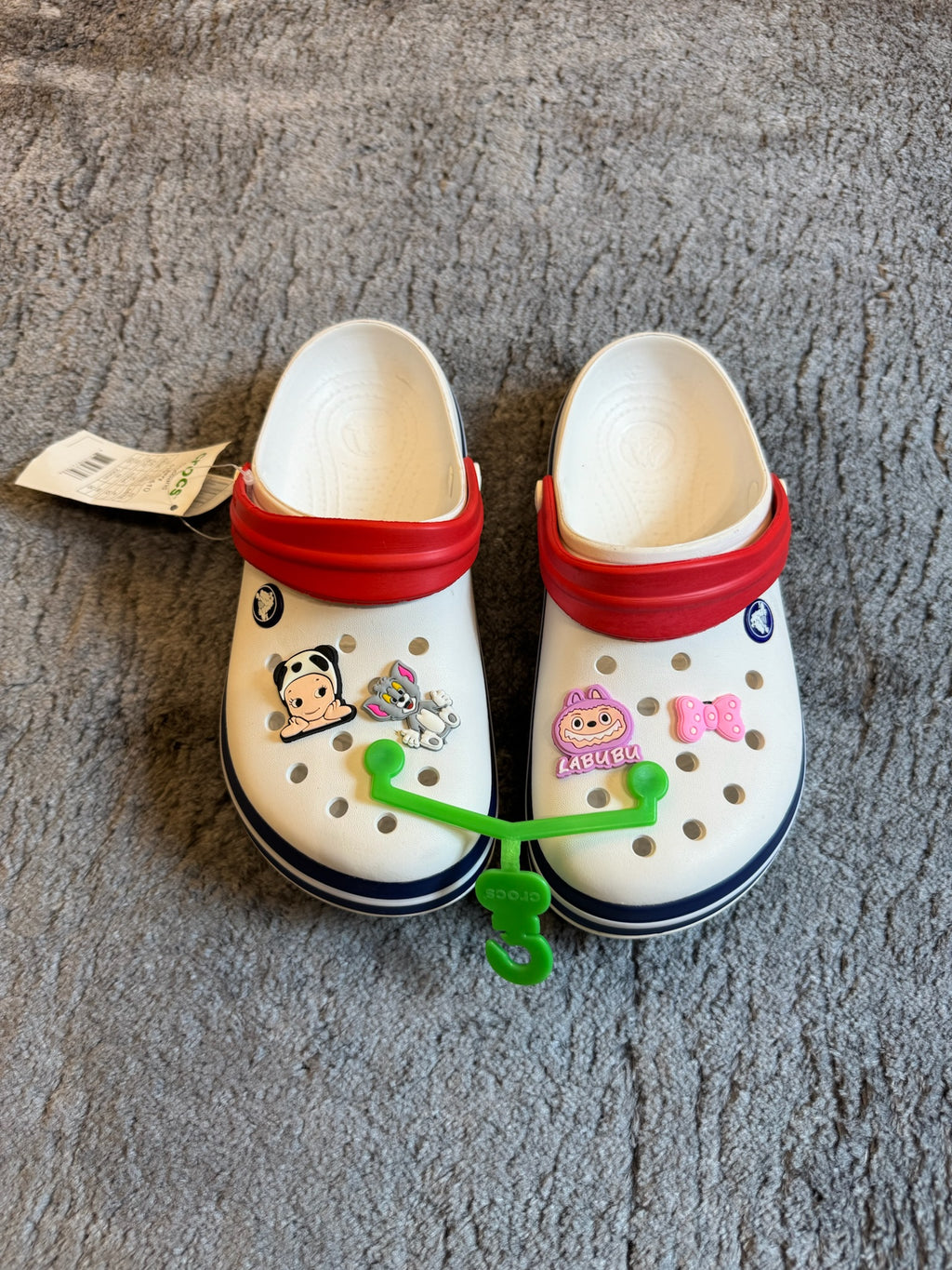 Crocs Classic-Beyaz (Kırmızı)
