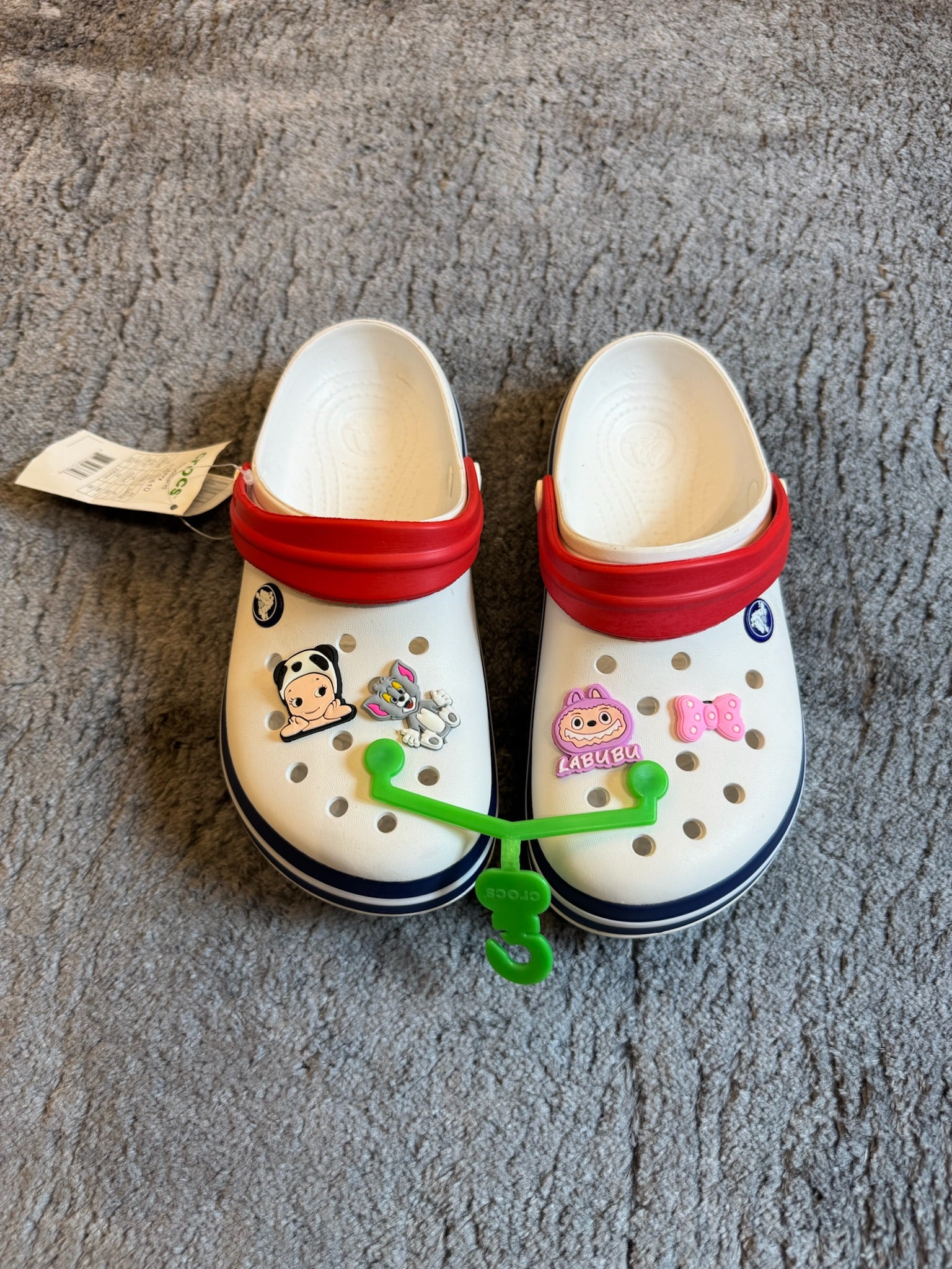 Crocs Classic-Beyaz (Kırmızı)