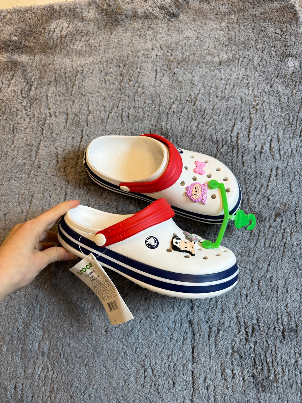 Crocs Classic-Beyaz (Kırmızı)